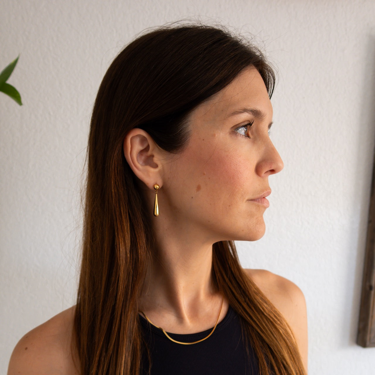 Jumbo Teardrop Stud Earrings