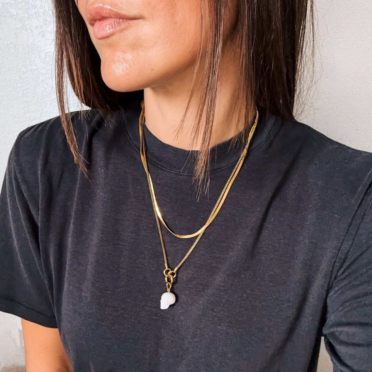 Skull Necklace Charm