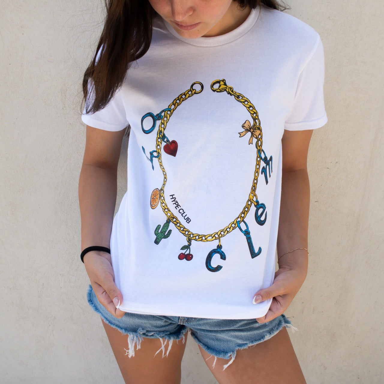 Hype Club Charm Bracelet Tee