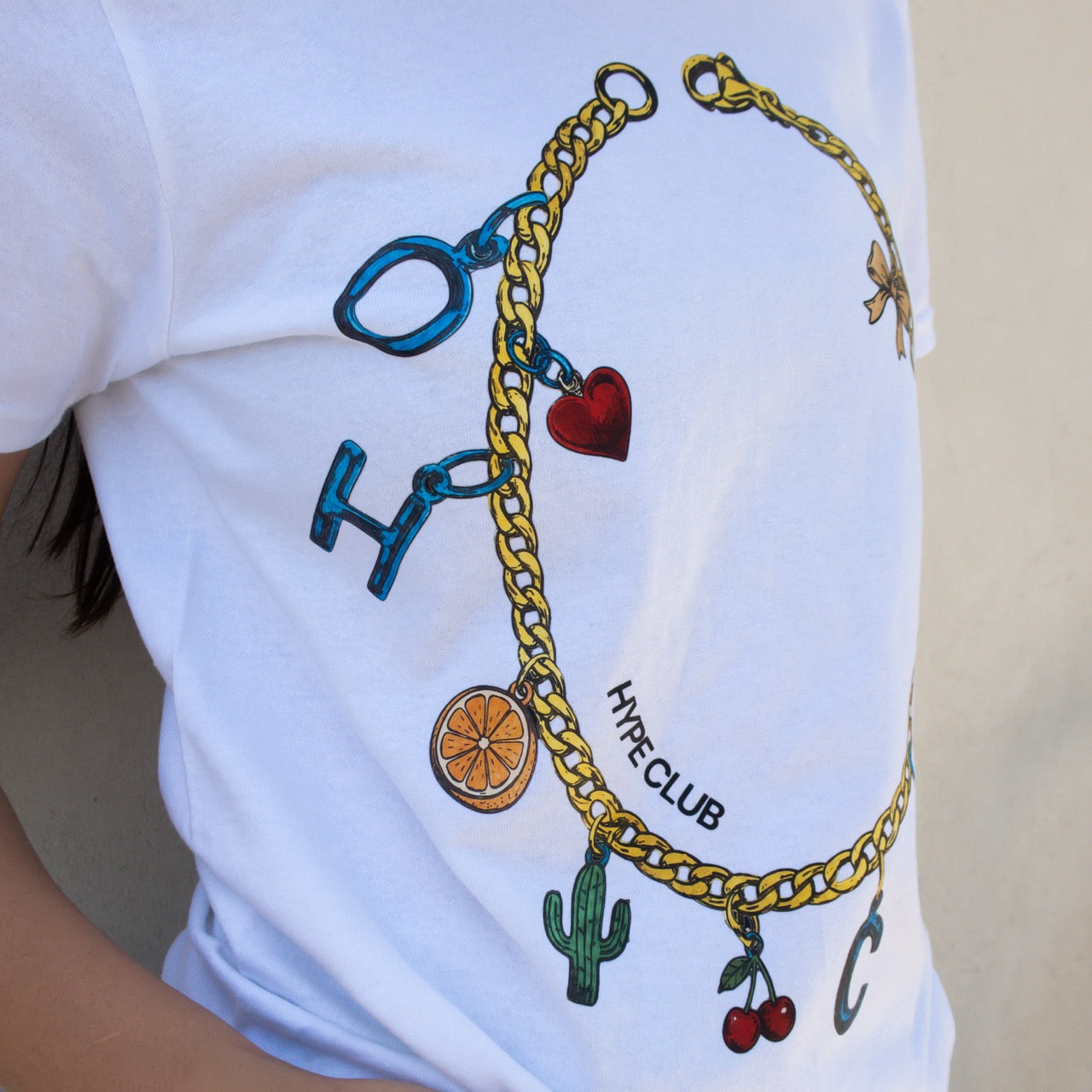 Hype Club Charm Bracelet Tee