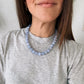 Blue Gumball Necklace (18")