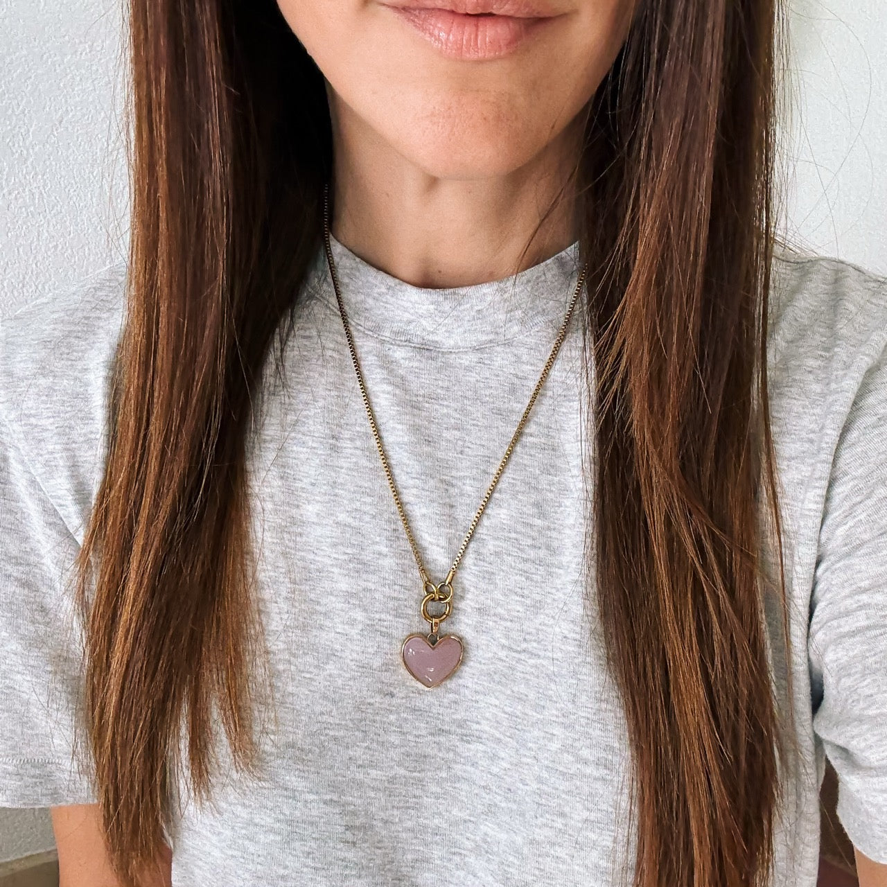 Big Heart Necklace Charm – Oh Clementine