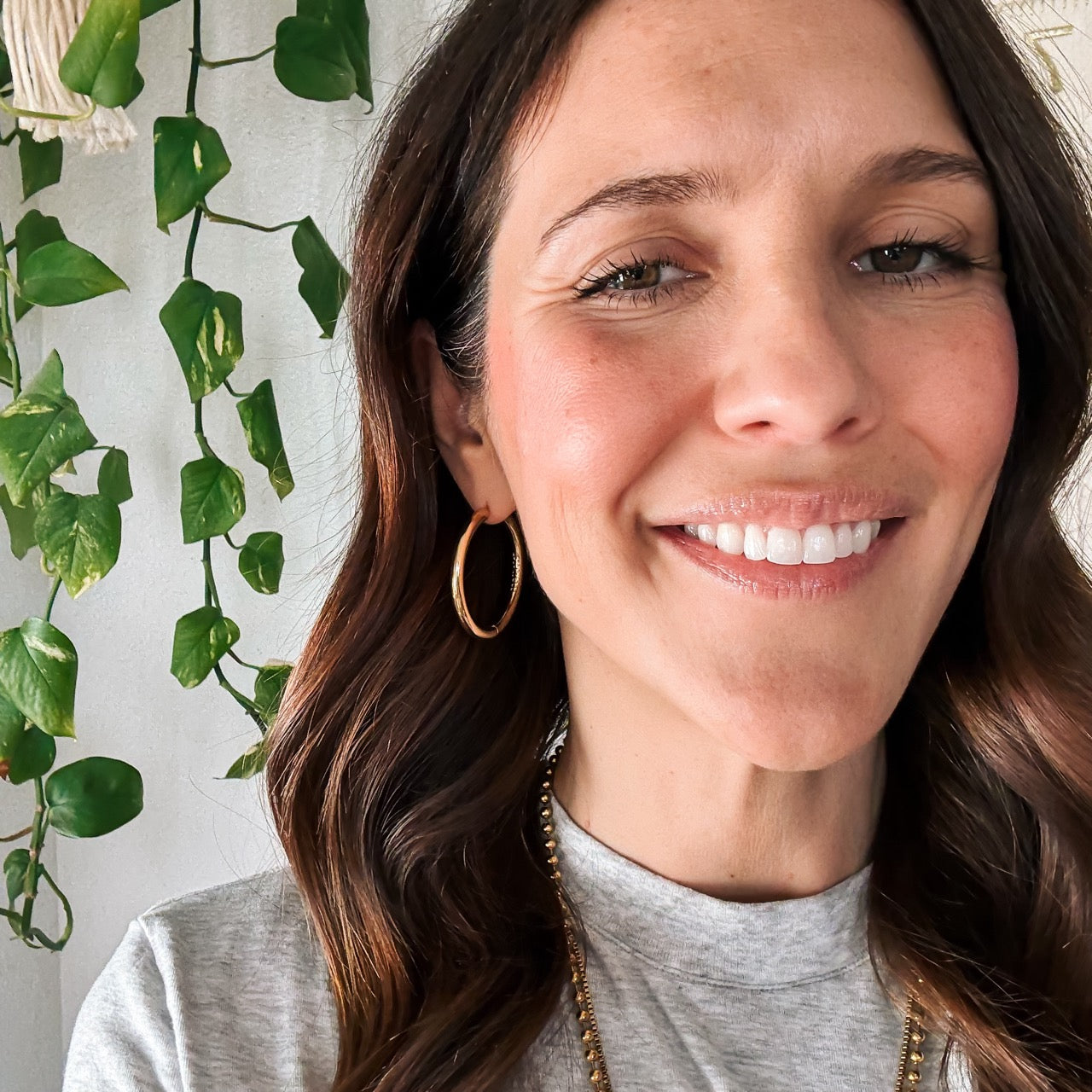 Titanium Jumbo Chunky Rounded Huggie Hoop Earrings