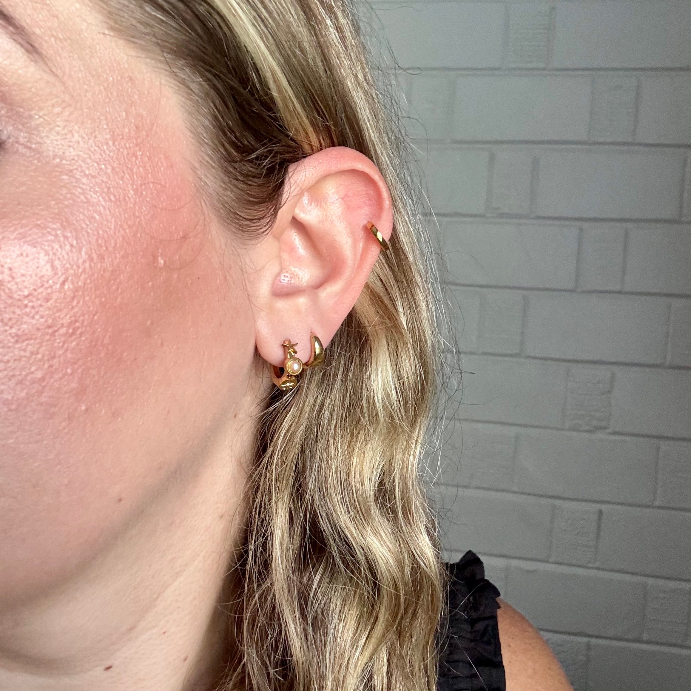 Hawaii 3D Huggie Hoop Earrings – Oh Clementine