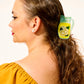Lemon Slice 3D Huggie Hoop Earrings