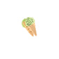 Pack: Ice Cream Cone Huggies & Claw Clip
