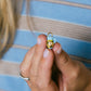 Lemonade Pitcher Huggie Hoop Charms