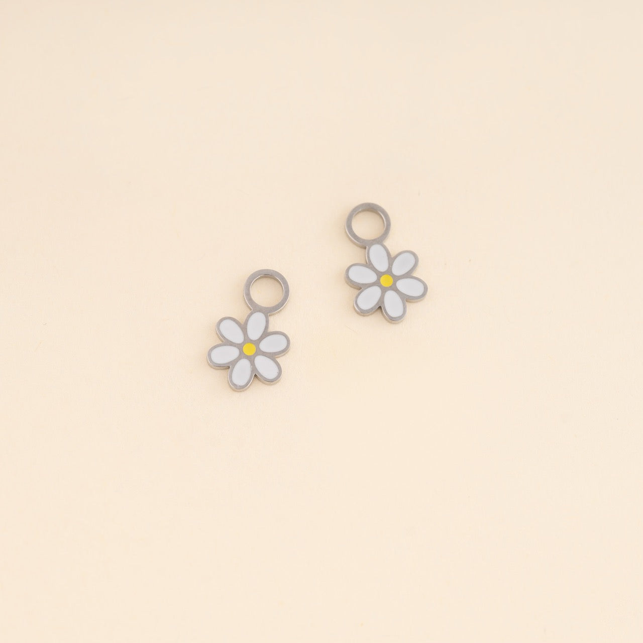 Daisy Huggie Hoop Charms