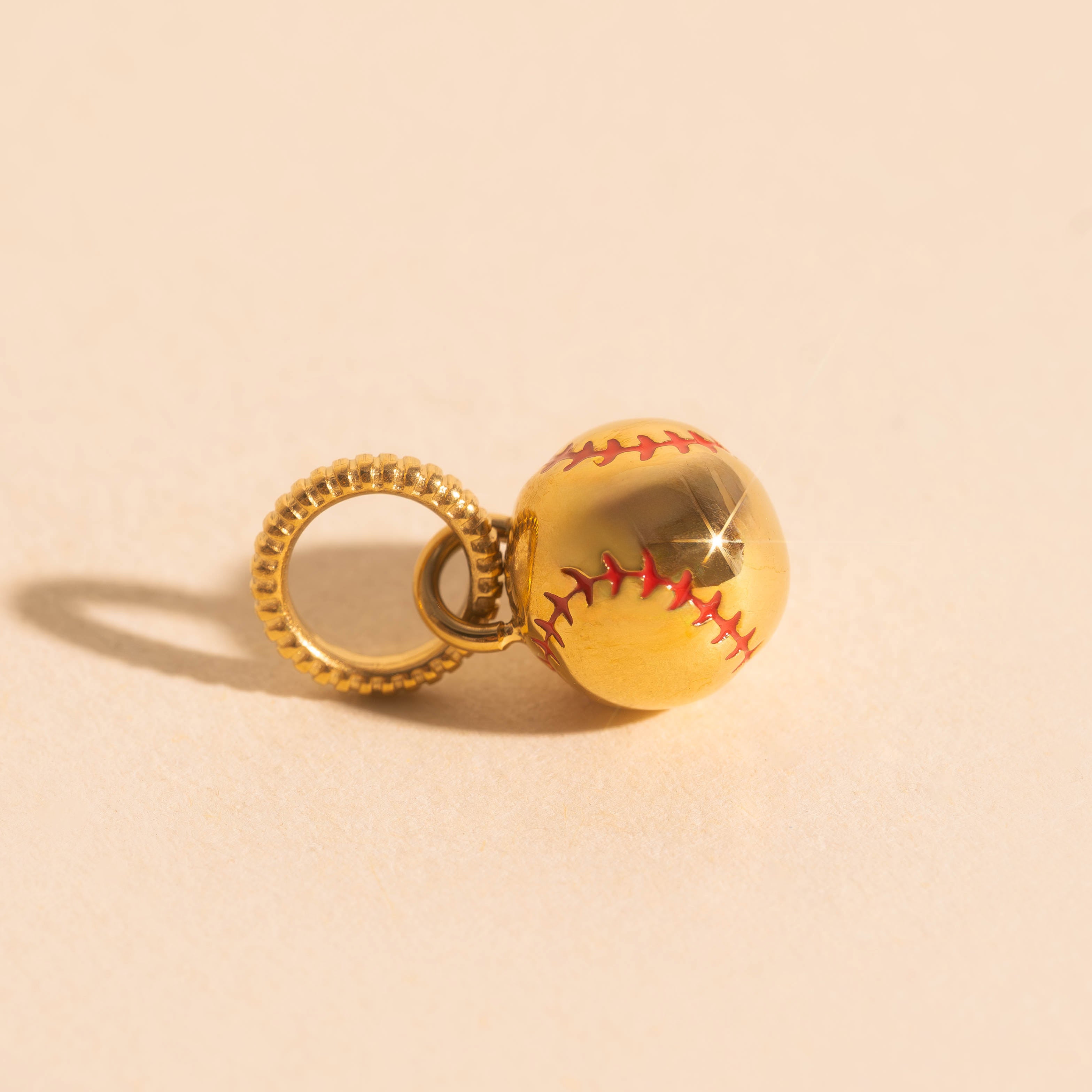 Fastball Necklace Charm – Oh Clementine