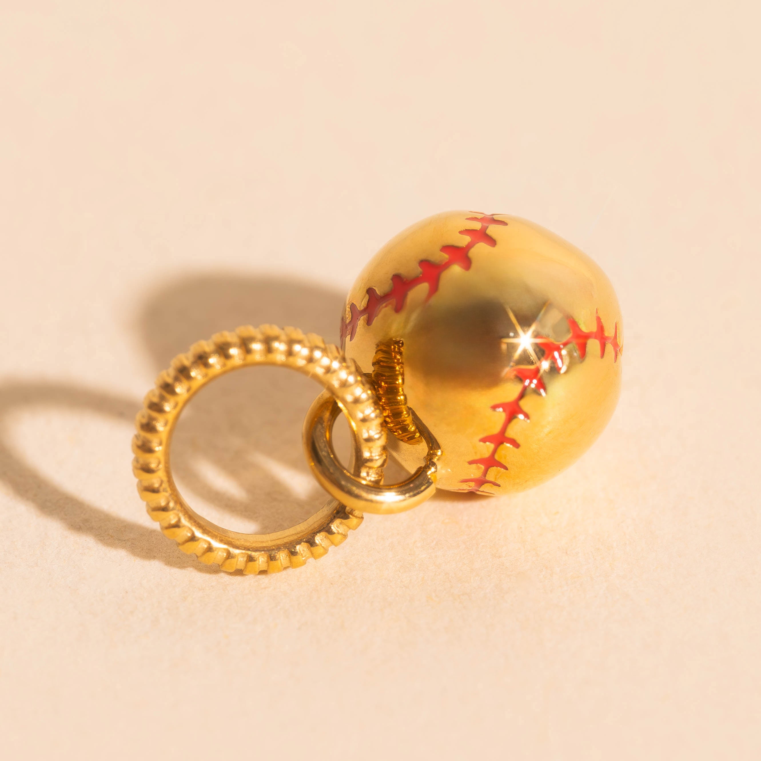 Fastball Necklace Charm – Oh Clementine