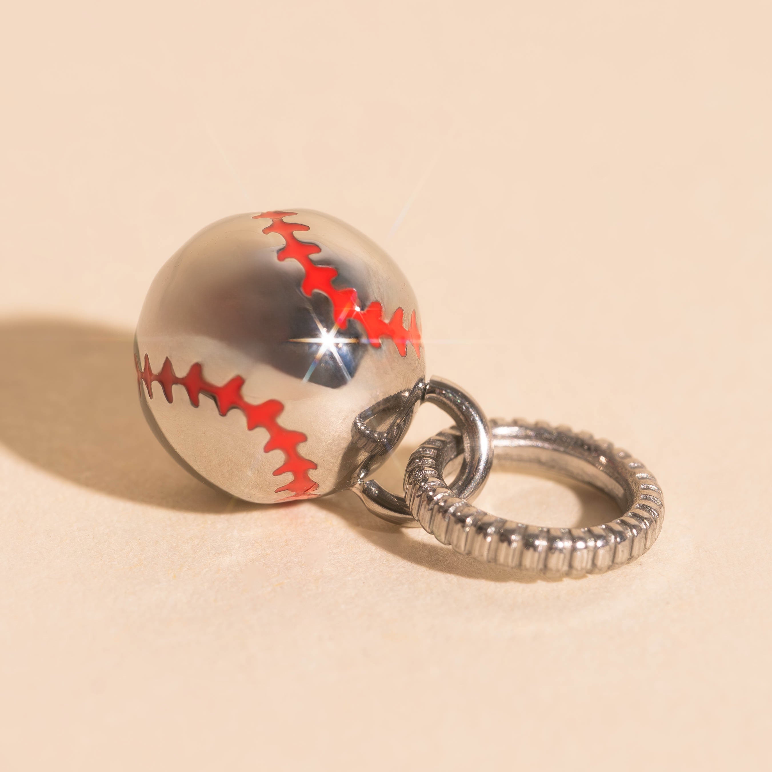 Fastball Necklace Charm – Oh Clementine