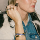 Marshmallow Mega Huggie Hoop Earrings