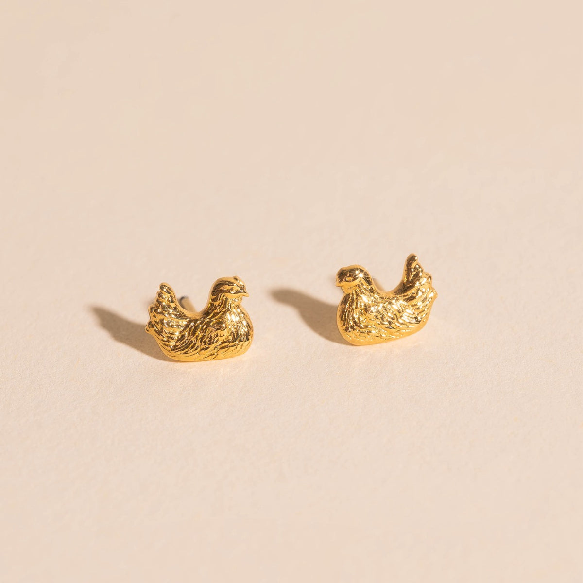 Chicken Stud Earrings