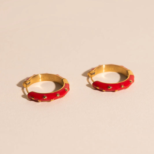 Rodeo Star Huggie Hoop Earrings