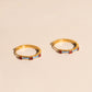 Desert Rose Huggie Hoop Earrings