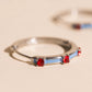 Desert Rose Huggie Hoop Earrings