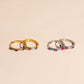 Desert Rose Huggie Hoop Earrings