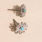 Turquoise Flower Mini Stud Earrings
