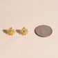 Turquoise Flower Mini Stud Earrings