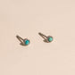 Tiny Turquoise Stud Earrings