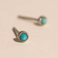 Tiny Turquoise Stud Earrings