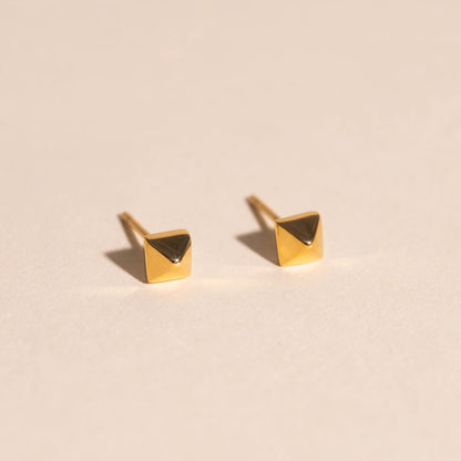 Pyramid Stud Mini Stud Earrings