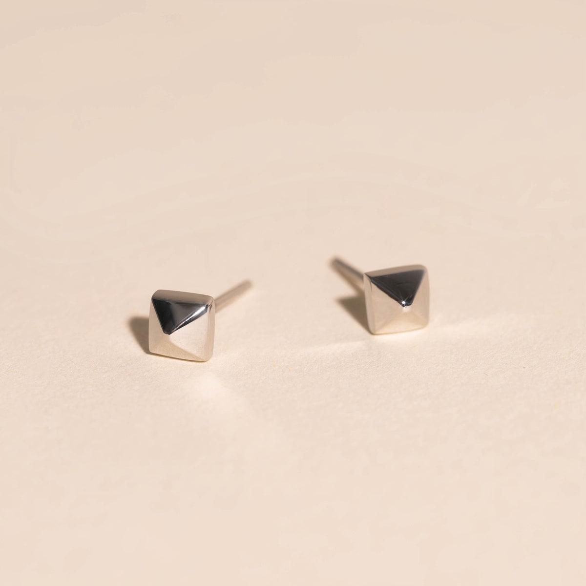 Pyramid Stud Mini Stud Earrings