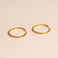 Large Hammered Huggie Hoop Earrings