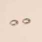 Hammered Tiny Huggie Hoop Earrings