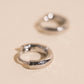 Hammered Tiny Huggie Hoop Earrings