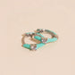 Color Pop Crystal Huggie Hoop Earrings