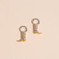 Boot Huggie Hoop Charms