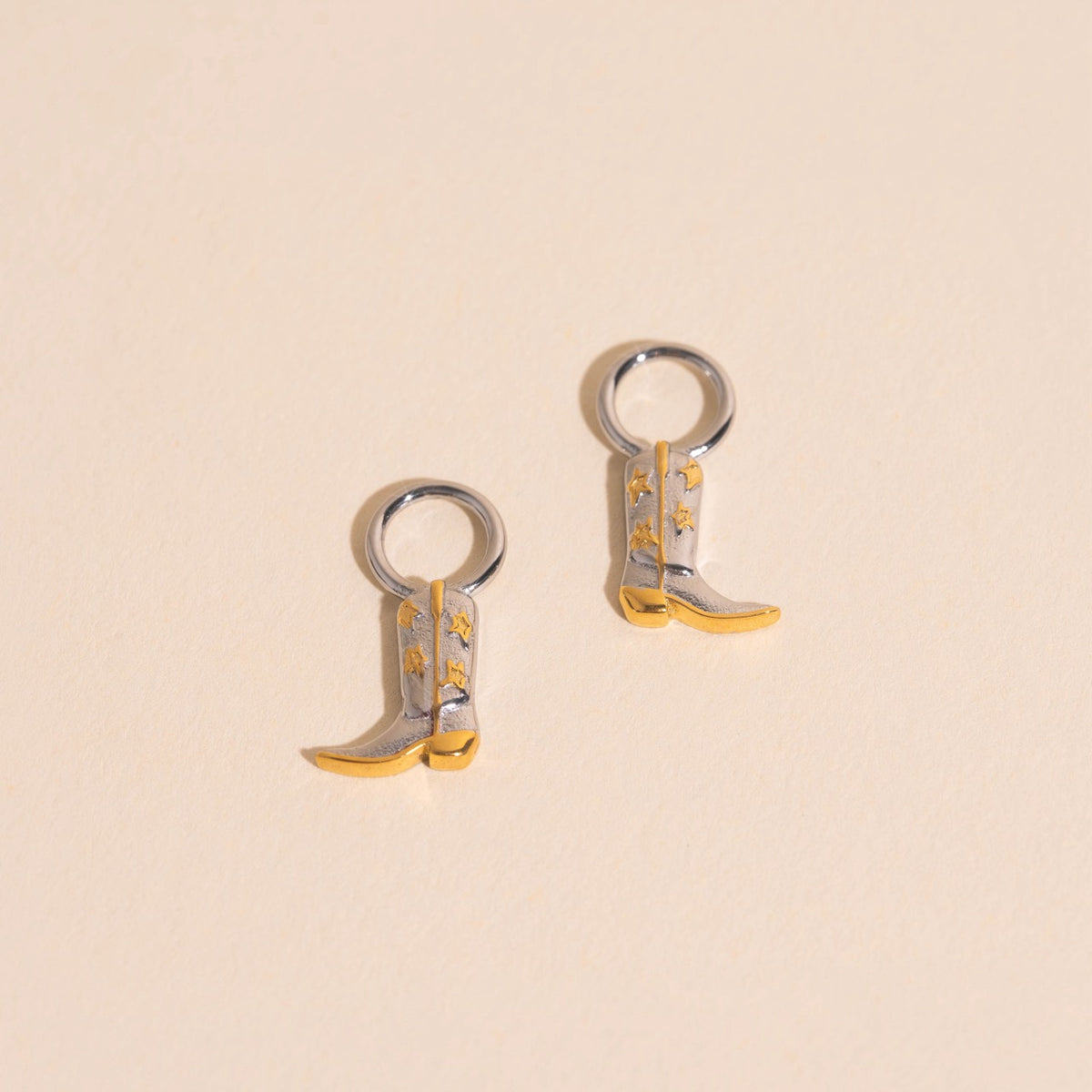 Boot Huggie Hoop Charms