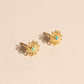 Turquoise Flower Mini Stud Earrings