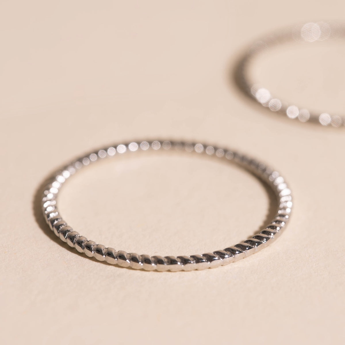 Lasso Rope Huggie Hoop Charms
