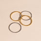 Lasso Rope Huggie Hoop Charms