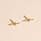 Turquoise Bar Stud Earring