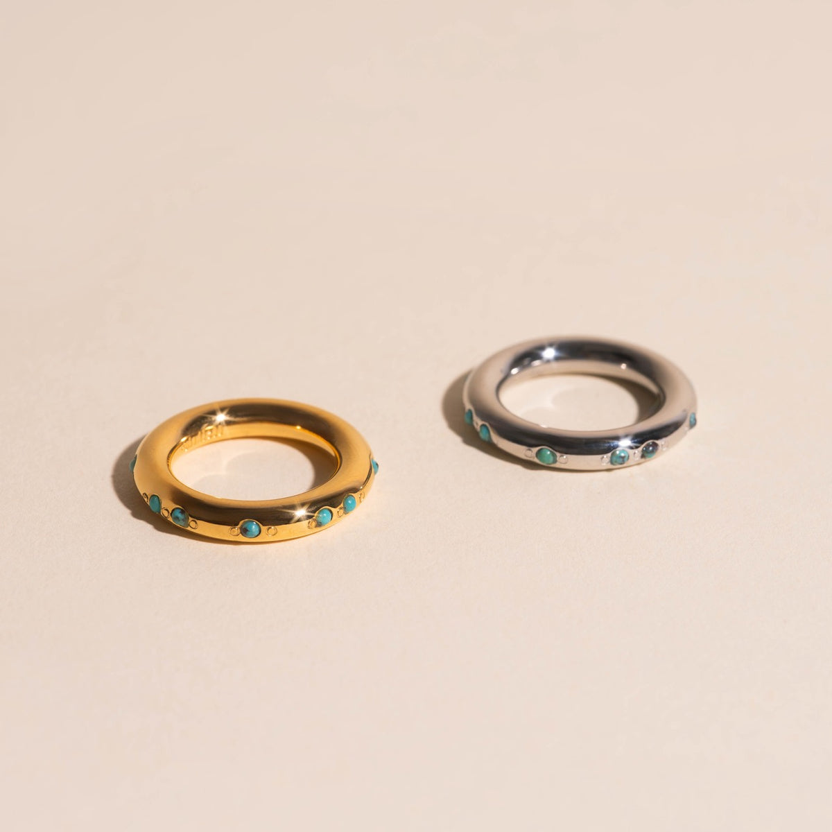 Turquoise Tube Ring