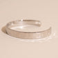 8mm Hammered Cuff Bracelet