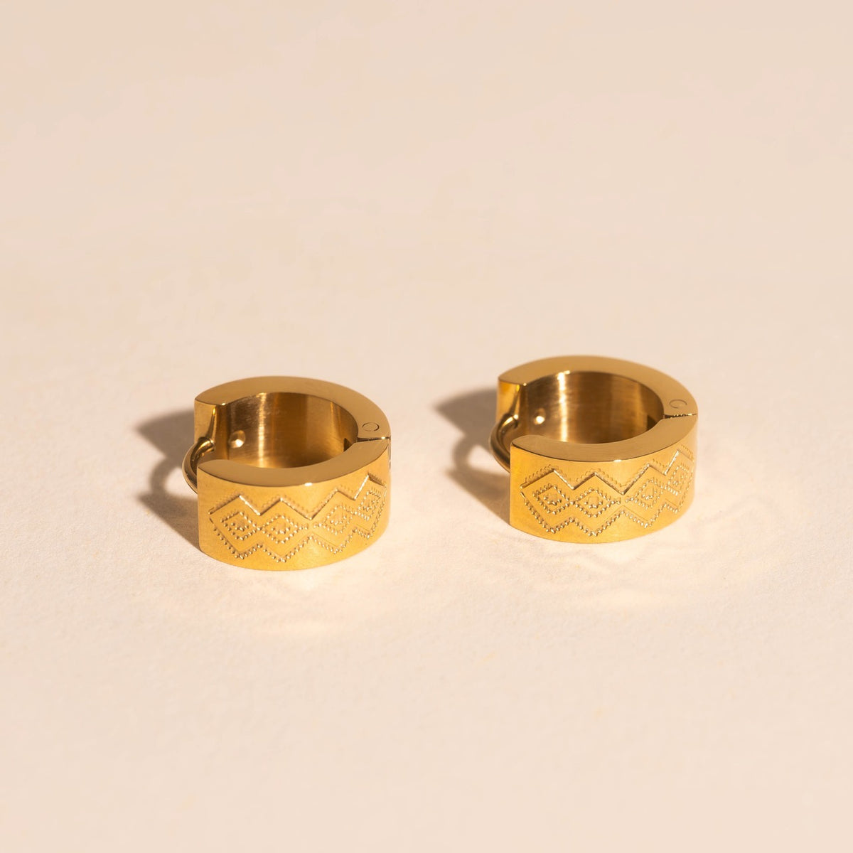 Sedona Super Chunky Huggie Hoop Earrings