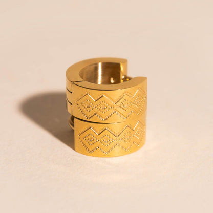 Sedona Super Chunky Huggie Hoop Earrings