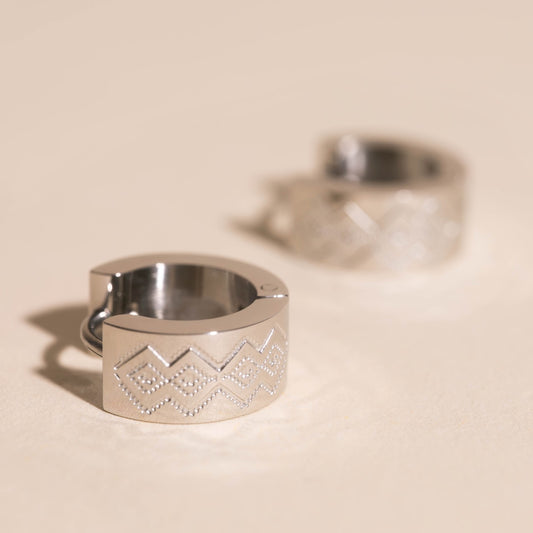 Sedona Super Chunky Huggie Hoop Earrings