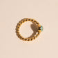 Turquoise Rope Ring