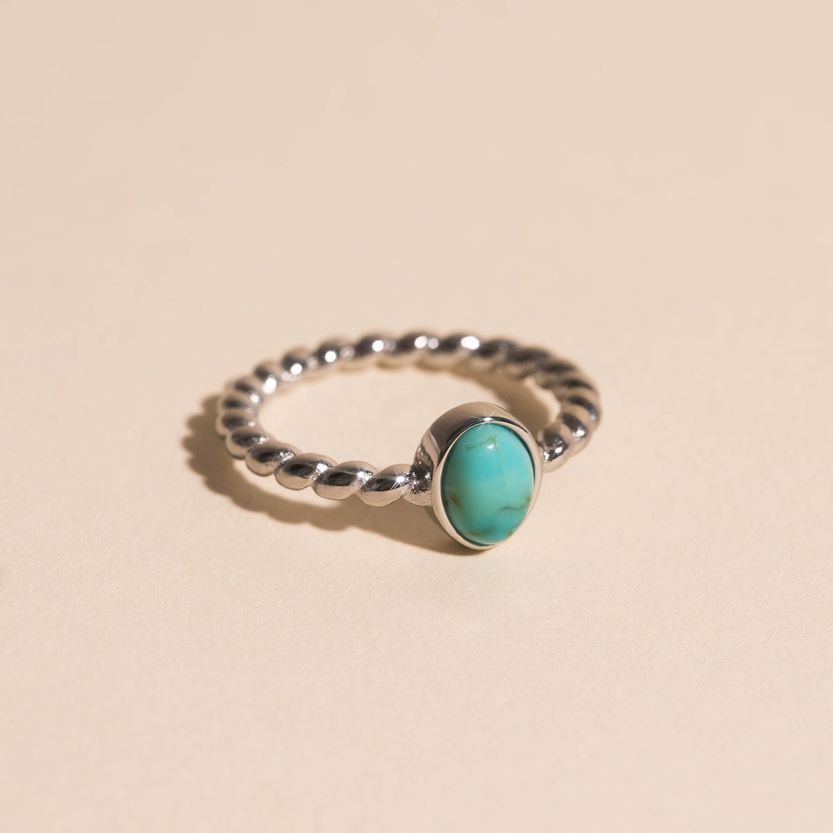 Turquoise Rope Ring