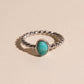 Turquoise Rope Ring