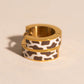 Cow Chunky Huggie Hoop Earrings