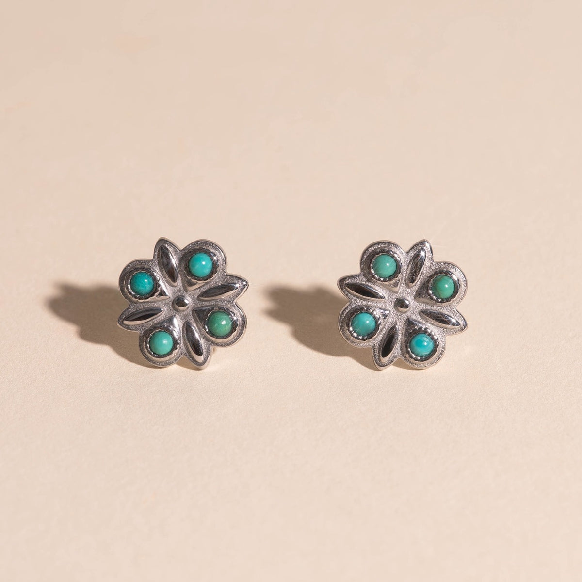 Western Flower Stud Earrings