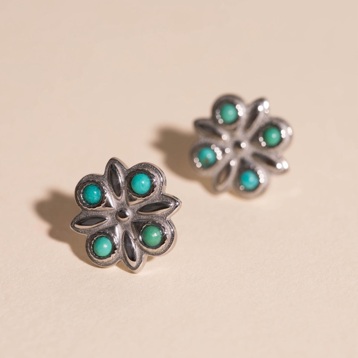 Western Flower Stud Earrings