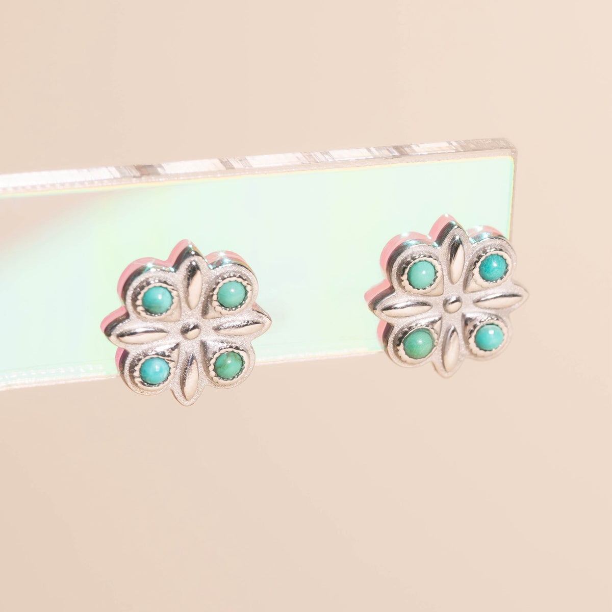 Western Flower Stud Earrings