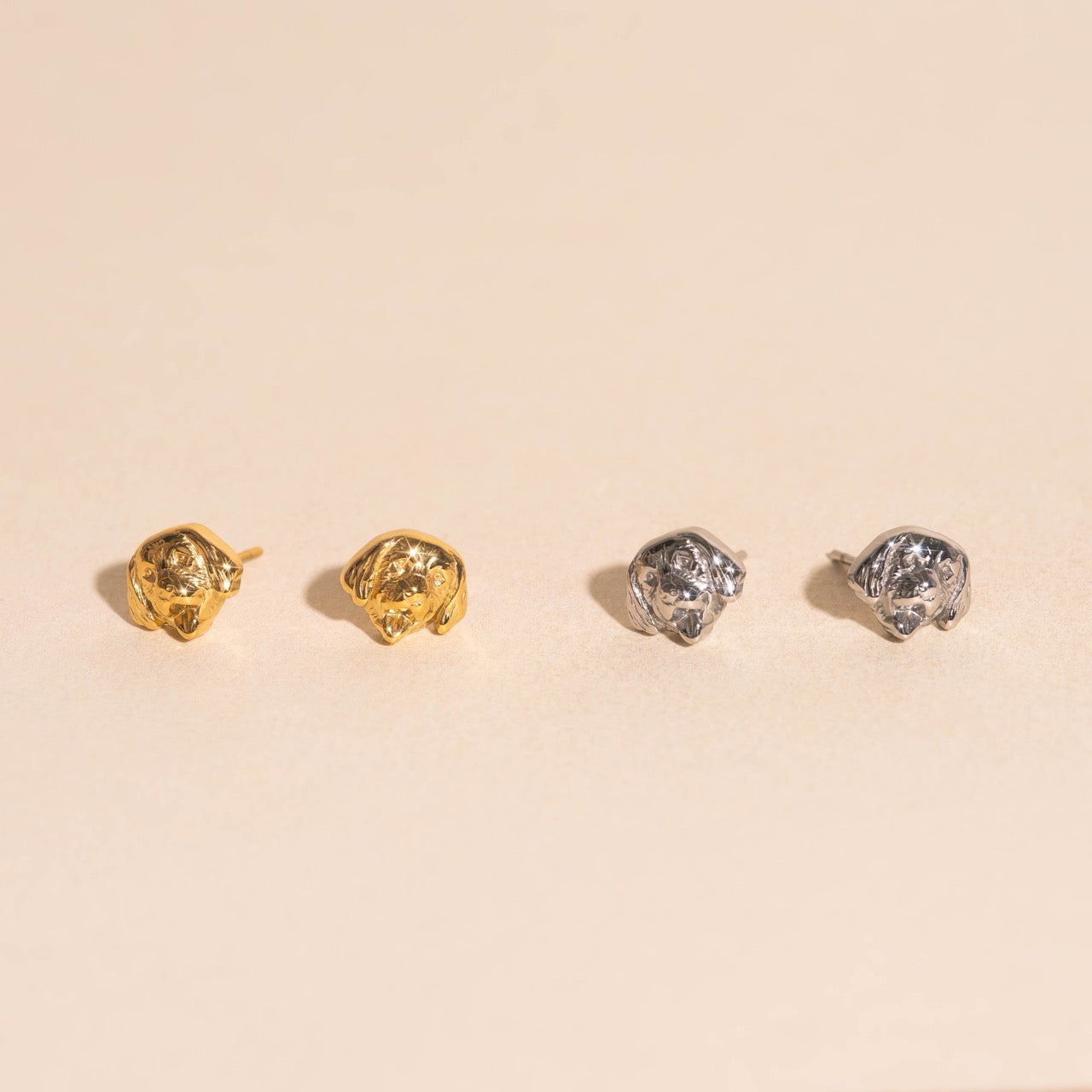 Golden Retriever Stud Earrings – Oh Clementine